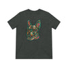 Frenchie Flowers #4 Unisex Tri-Blend T-Shirt