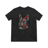 Frenchie Flowers Unisex Tri-Blend T-Shirt
