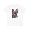 Frenchie Red White & Blue Unisex Tri-Blend T-Shirt