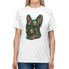 Frenchie Flowers #4 Unisex Tri-Blend T-Shirt