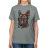 Frenchie Flowers Unisex Tri-Blend T-Shirt