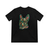 Frenchie Flowers #4 Unisex Tri-Blend T-Shirt