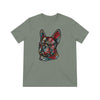 Frenchie Flowers Unisex Tri-Blend T-Shirt