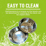 Funky Fungi Dog SkateBowls - Elevated Dog Bowl