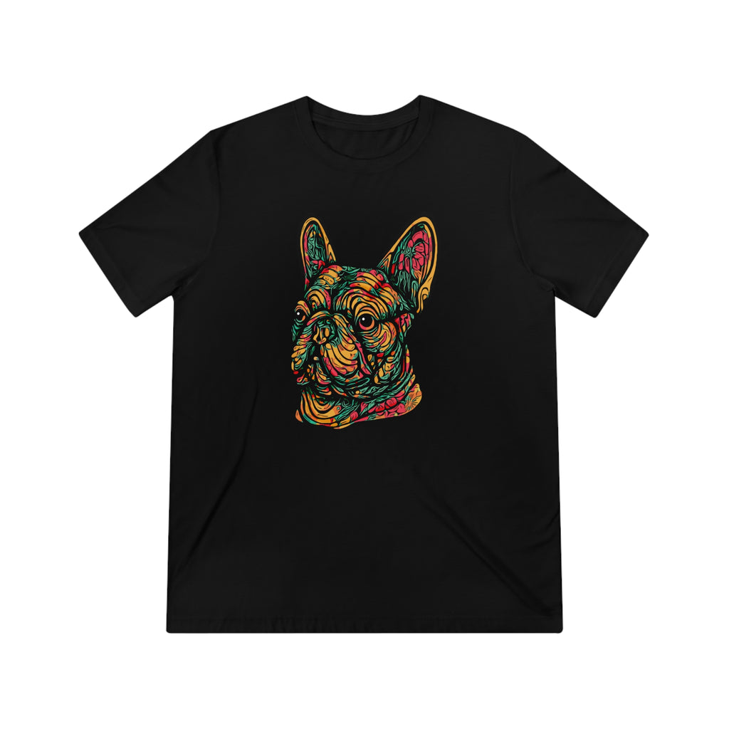 Frenchie Love #1 Unisex Tri-Blend T-Shirt