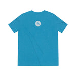 Frenchie Red White & Blue Unisex Tri-Blend T-Shirt