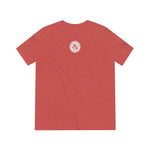 Frenchie Red White & Blue Unisex Tri-Blend T-Shirt