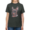 Frenchie Red White & Blue Unisex Tri-Blend T-Shirt