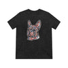 Frenchie Red White & Blue Unisex Tri-Blend T-Shirt