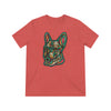Frenchie Flowers #4 Unisex Tri-Blend T-Shirt