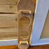 Handmade Elevated Skateboard Cat Feeding Station – Baltic Birch & Rose Gold Bowls