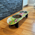 Funky Fungi Dog SkateBowls - Elevated Dog Bowl