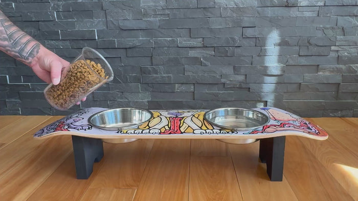 Fly Doggy Dog SkateBowls - Elevated Dog Bowl