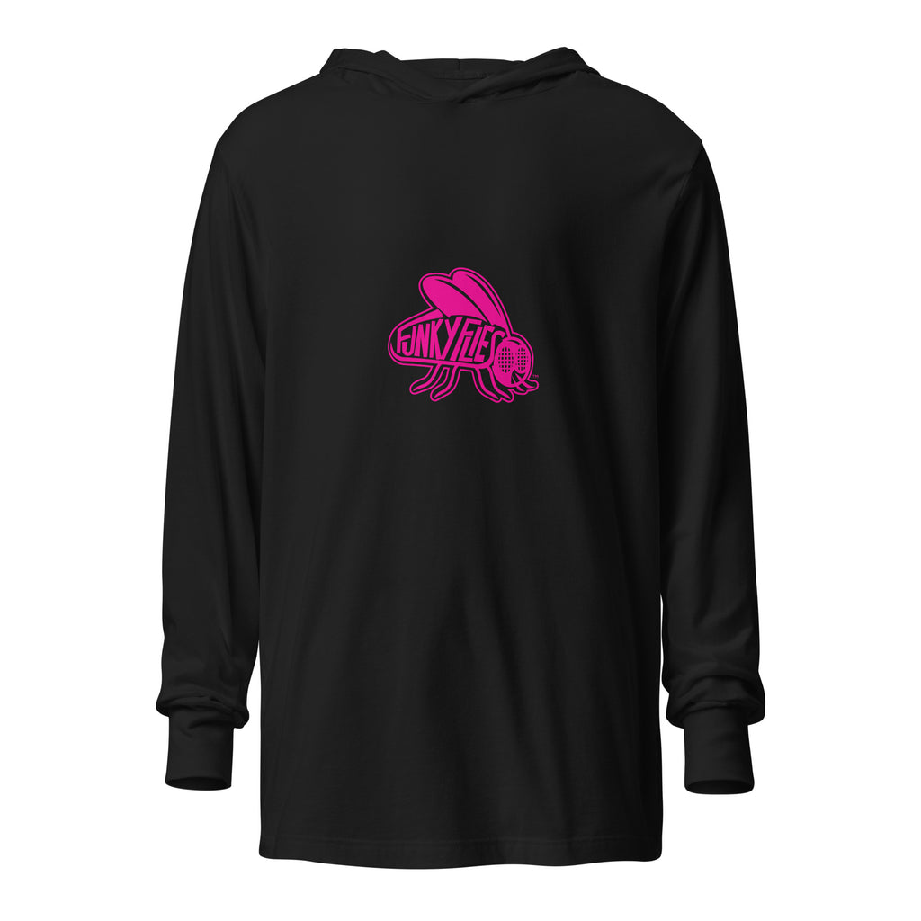 Hooded long-sleeve tee