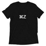 Apple Command Z Undo Tri-Blend Shortsleeve T-Shirt