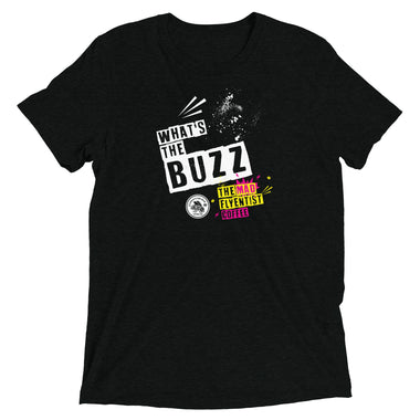 What's The Buzz Funky Flies Tri-Blend Short Sleeve T-shirt