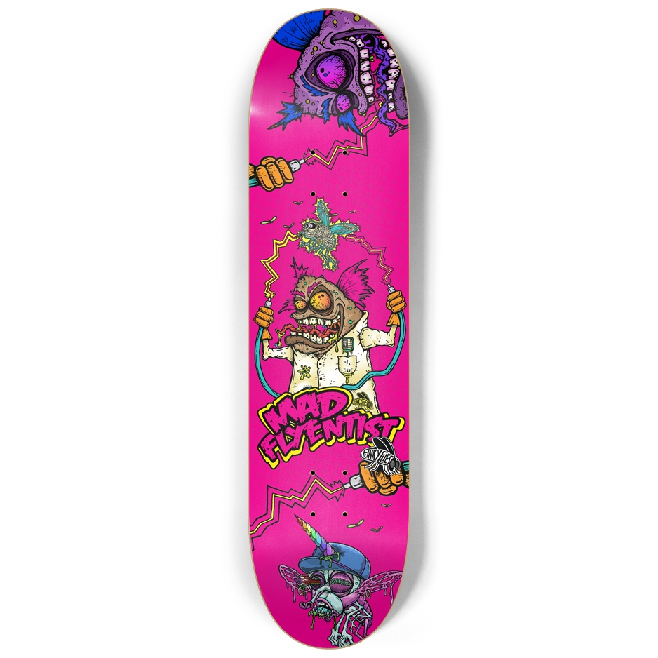 8.25 Mad Flyentist Custom Skateboard