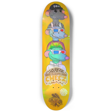 8.25 GRYLD Cheez Fat Rat Custom Skateboard