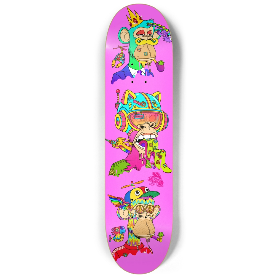 8.25 Psychonaut Ape Custom Skateboard
