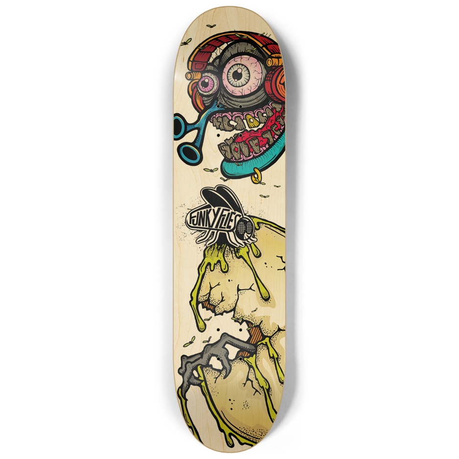Funky Flies Hatching Skateboard