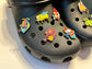 Funky Flies 'Headphone Fly' Durable PVC Slide Shoe Charm