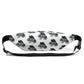 White Fly Pattern Fanny Pack