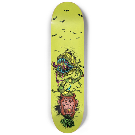 8.25 Funky Fly Trap Custom Skateboard Deck