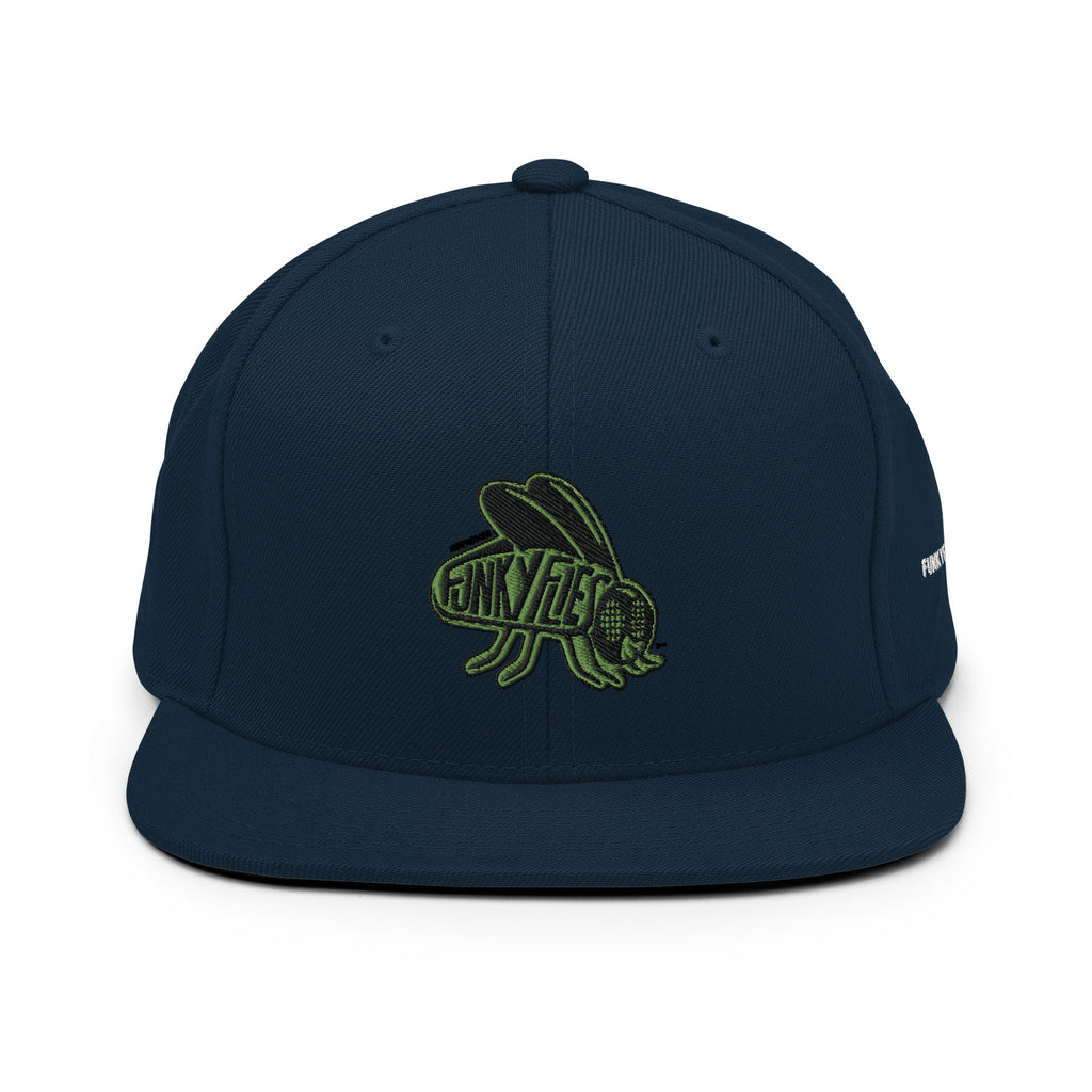 Green Logo Snapback Hat