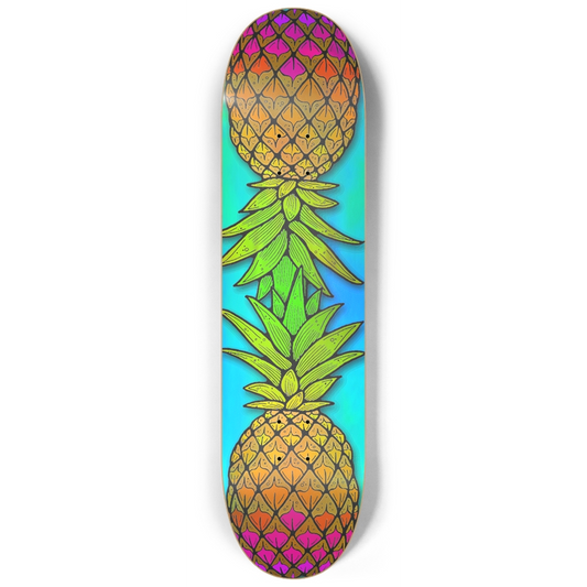 8.25 Pineapple Holographic Custom Skateboard