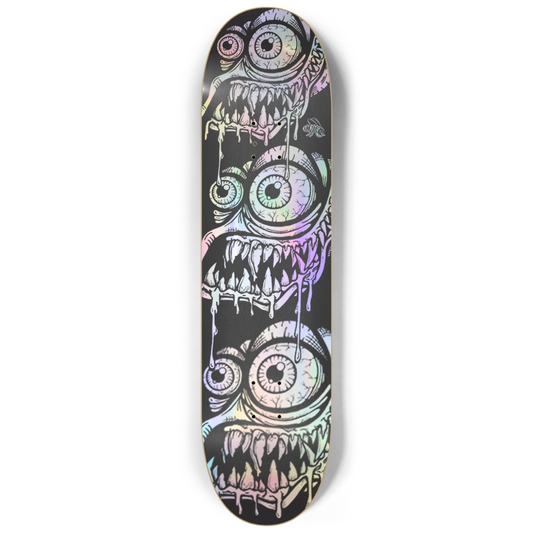 8.25 Monster Mouth Holographic Custom Skateboard