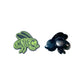 Funky Flies Logo Durable PVC Slide Shoe Charm