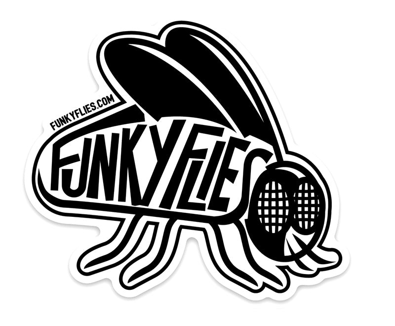 Funky Flies Sticker 4 Pack