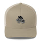 White Logo Snapback Trucker Hat