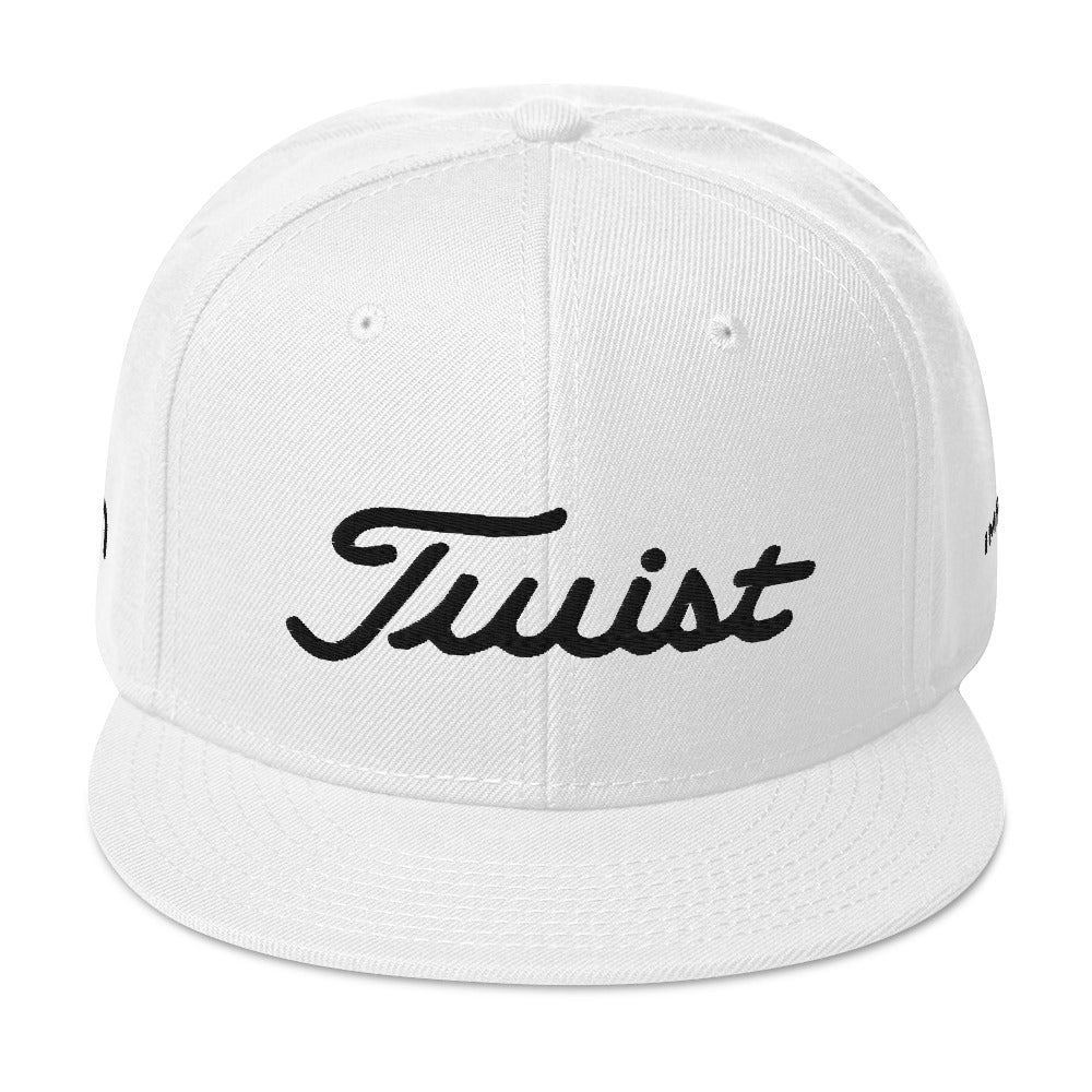 Twist Golf White Snapback Hat