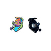 Funky Flies 'Donut Eye Spinner Hat' Durable PVC Slide Shoe Charm