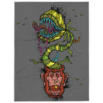 Fly Trap Throw Blanket