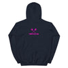 Pink Funky Flies Logo Unisex Hoodie