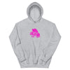 Pink Funky Flies Logo Unisex Hoodie