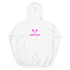 Pink Funky Flies Logo Unisex Hoodie