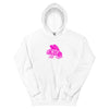 Pink Funky Flies Logo Unisex Hoodie