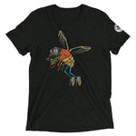 Funky Flies Bone Wings Fly Tri-blend T-Shirt