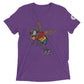 Funky Flies Rainbow Headphones Fly Tri-blend T-Shirt