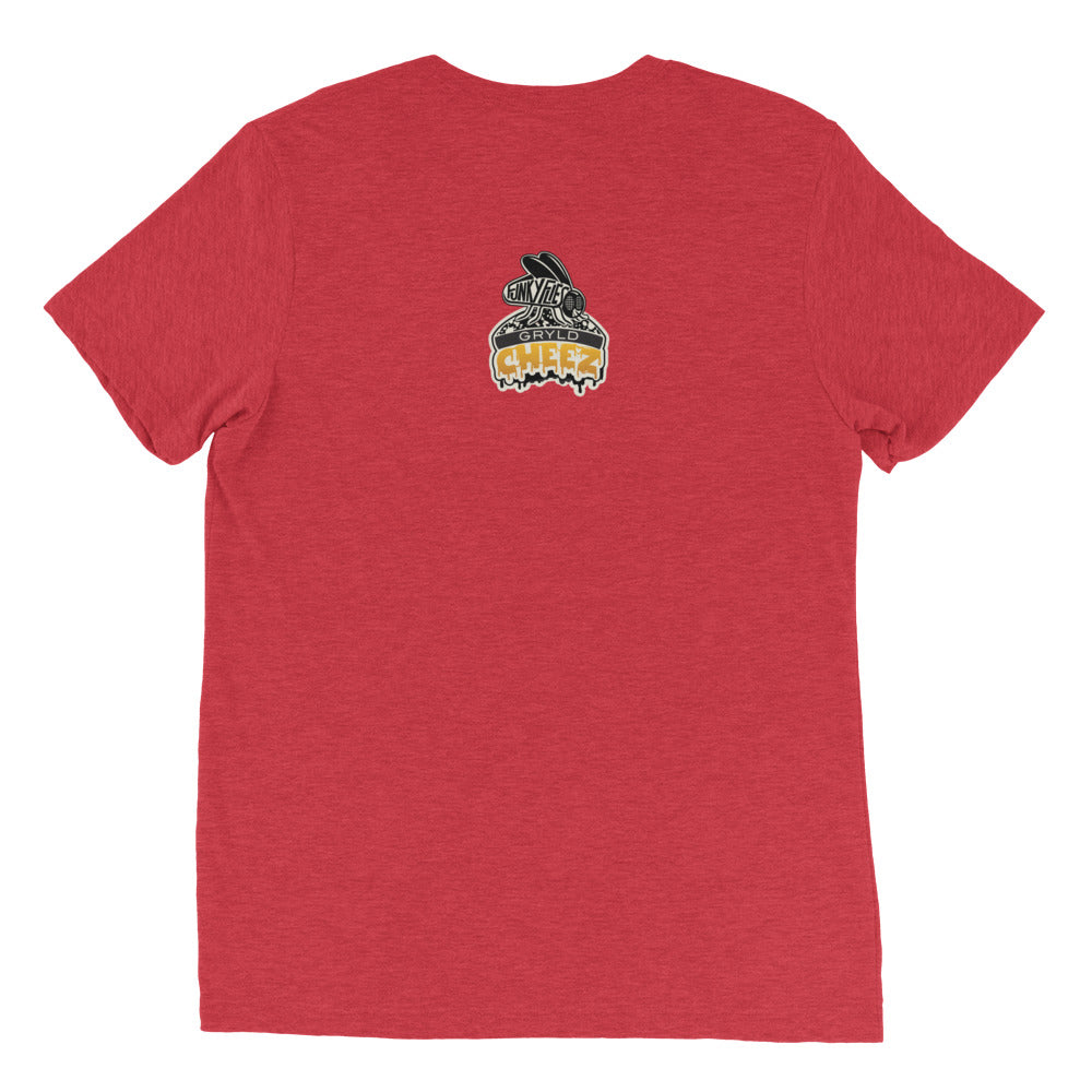 Big Red GRYLD CHEEZ Tri-Blend Short Sleeve T-Shirt