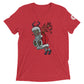 Funky Flies Krampus Christmas Fly Tri-blend T-Shirt