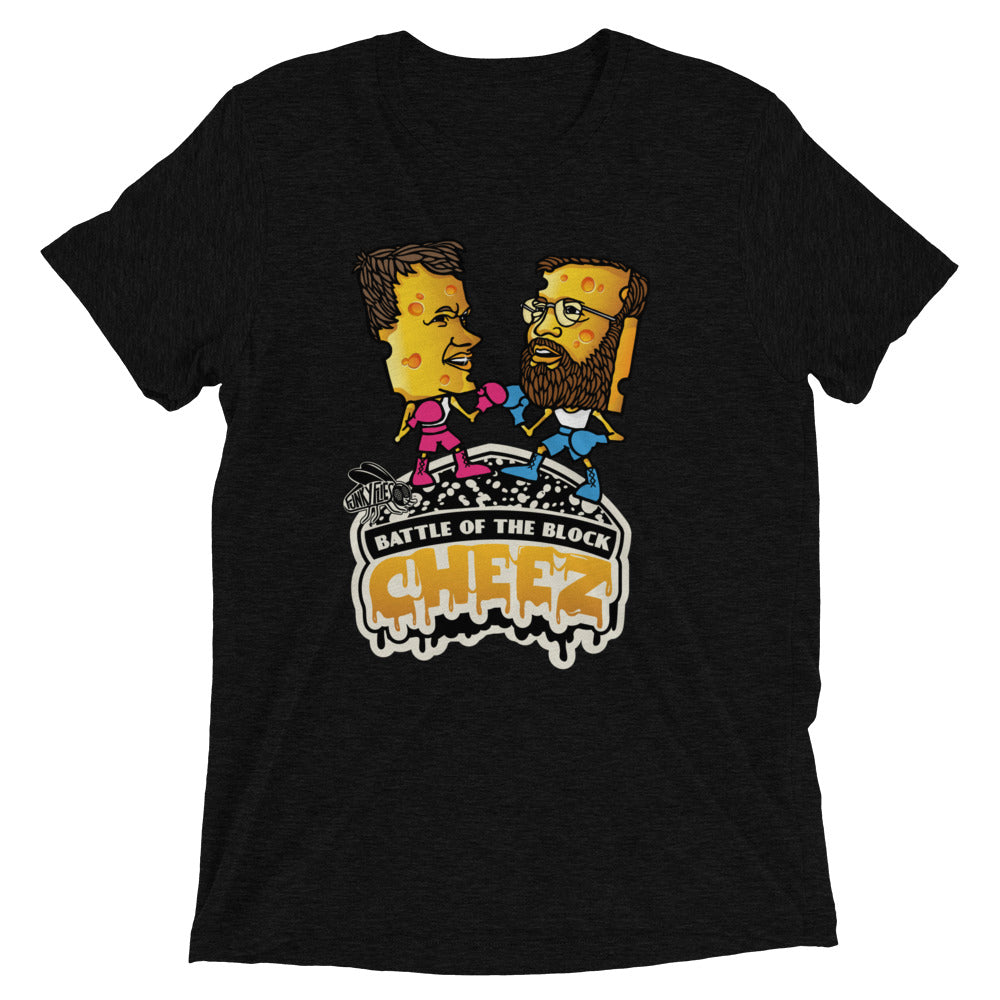 Battle of the Blockchain GRYLD CHEEZ Tri-Blend Short Sleeve T-Shirt