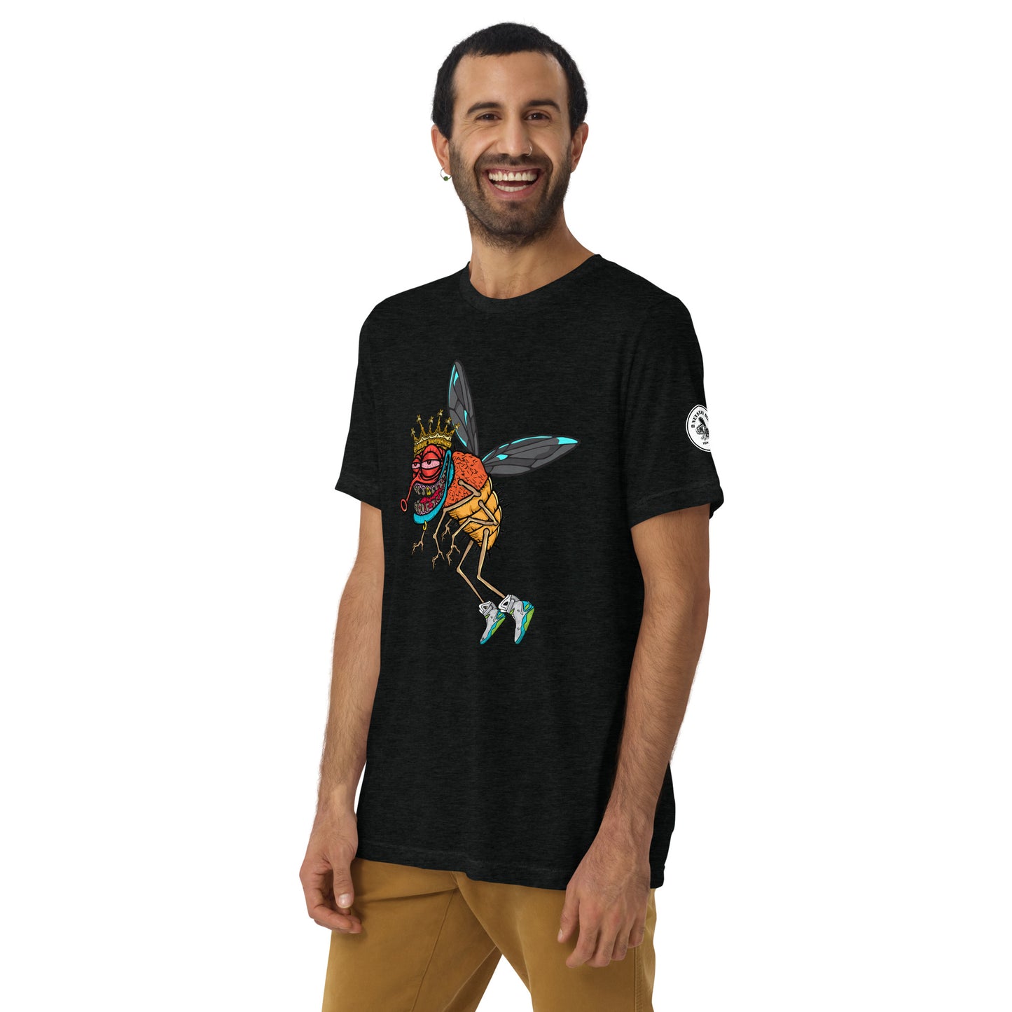 Funky Flies Back To The Future King Fly Tri-blend T-Shirt